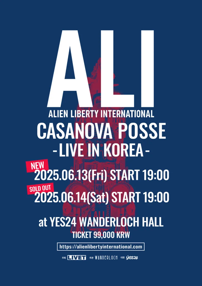 ALI CASANOVA POSSE LIVE IN KOREA